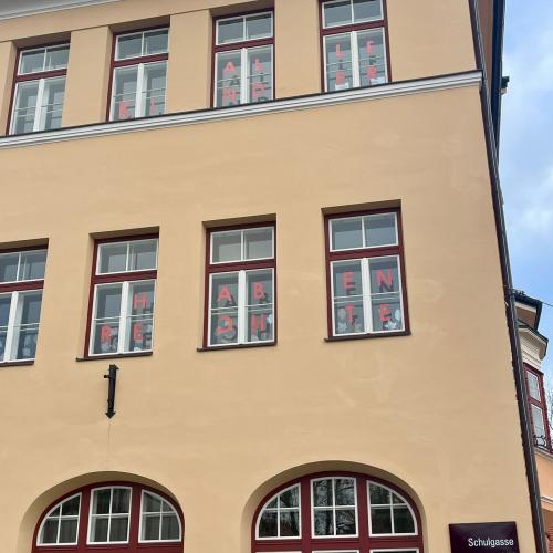 Alle sollen es sehen: Bei uns haben alle Kinder Rechte.
