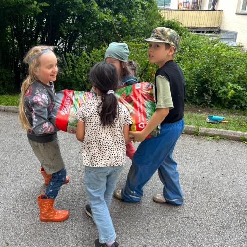 Gartenarbeit ist Teamarbeit