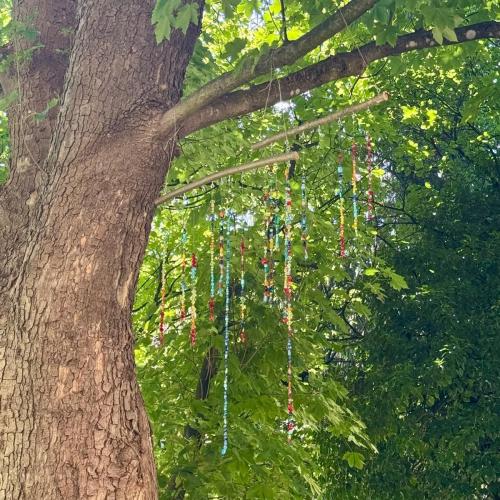 Hui, wie die Suncatcher schön in der Sonne funkeln!